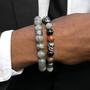 Imagem de Pulseira Crucible Labradorite Stone Beaded Stretch 12 mm