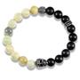 Imagem de Pulseira Crucible Stainless Steel Skull Amazonite Onyx