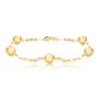 Imagem de Pulseira De Bola Ouro 18k 750 Feminina