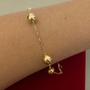 Imagem de Pulseira de Bolinha GG - 7mm - 21cm - Ouro 18k - Gardenia Joias