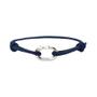 Imagem de Pulseira De Corda Milanesa Ajustável De 3mm, Corrente Elíptica Prateada, Joia Fashion Para Homens E