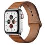 Imagem de Pulseira de Couro para Apple Watch - 38mm, 40mm, 41mm, 42mm, 44mm, 45mm (Series 3, 4, 6, SE, 7, 8, Ultra)