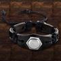 Imagem de Pulseira de Couro Preto West Coast Jewelry Masculina