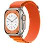 Imagem de Pulseira de Nylon com Presilha para iWatch 42mm / 44mm / 45mm / 49mm - Laranja