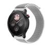Imagem de Pulseira de Nylon compatível com GTR4 GTR 4 A2166 / GTR3 / GTR2 / Stratos 2 3 - Branco com Cinza