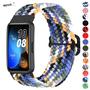 Imagem de Pulseira De Nylon Elástica Ajustável Para Huawei Band 7 8 Trançado Solo Loop Acessórios De Pulseira