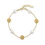 Imagem de Pulseira de Ouro 10k com Pérolas