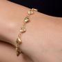 Imagem de Pulseira de Ouro 18k com Coração