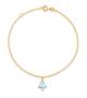 Imagem de Pulseira de Ouro 18k com Topázio Sky e Topázio Incolor