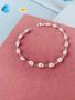 Pulseira de pérolas orgânicas barrocas em Semi Joia Prata 925 Verniz Diamond - Dondocas.Bijus Imagem de Pulseira de pérolas orgânicas barrocas em Semi Joia Prata 925 Verniz Diamond