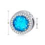 Imagem de Pulseira de prata esterlina 925 para Pandora Charms Blue Beads