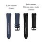 Imagem de pulseira de PU (poliuretano) com silicone para galaxy watch 5 pro 45mm