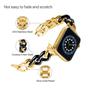 Imagem de Pulseira de relógio ALAMHI compatível com Apple Gold/Black 42-49mm