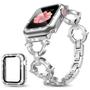 Imagem de Pulseira de relógio Mesime compatível com Apple de 38 mm a 45 mm com estojo