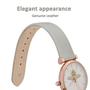 Imagem de Pulseira de Relógio WOCCI Elegant - Couro Genuíno Cinza 14mm