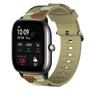 Imagem de Pulseira de Silicone Camuflada compatível com GTS 4 A2168 / GTS4 Mini A2176 - Caqui