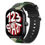 Imagem de Pulseira de Silicone Camuflada compatível com GTS 4 A2168 / GTS4 Mini A2176 - Verde