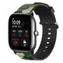 Imagem de Pulseira de Silicone Camuflada compatível com GTS 4 A2168 / GTS4 Mini A2176 - Verde