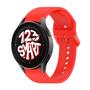 Imagem de Pulseira de Silicone Exclusiva para Galaxy Watch 5 Watch5 Pro 40mm 44mm 45mm - Vermelho