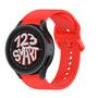 Imagem de Pulseira de Silicone Exclusiva para Galaxy Watch 5 Watch5 Pro 40mm 44mm 45mm - Vermelho