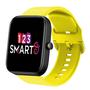 Imagem de Pulseira de Silicone Fecho Colorido compatível com Bip 3 A2172 / Bip / Bip Lite / Bip U - Amarelo