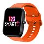 Imagem de Pulseira de Silicone Fecho Colorido compatível com Bip 3 A2172 / Bip / Bip Lite / Bip U - Laranja