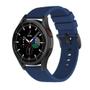 Imagem de Pulseira de Silicone p/ Galaxy Watch 4 Watch4 - Azul Marinho