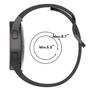 Imagem de Pulseira de Silicone Para Samsung Galaxy Watch 4 - Preta