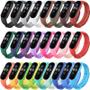 Imagem de Pulseira de Silicone para Xiaomi Mi Band 7, 6, 5, 4 e 3 - Pulseira Esportiva de Substituição