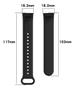 Imagem de Pulseira de Silicone Preta Compatível Com Xiaomi Redmi Watch 2 Lite