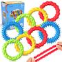 Imagem de Pulseira Elástica Fidget Toy SMALL FISH - Pacote com 8 Unidades para Crianças