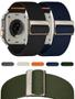 Imagem de Pulseira Elástica Trançada de Nylon para Apple Watch Ultra 49mm - Compatível com Séries 6, SE, 5 e 4