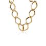 Imagem de Pulseira Elo Losango Com Fecho Boia Folheado Em Ouro 18k F027