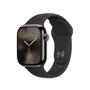 Imagem de Pulseira esportiva Apple Watch Band preta para 42 mm - M/L