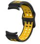 Imagem de Pulseira Esportiva Para Galaxy Watch 4/5/6  Preto / Amarelo