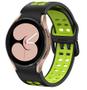 Imagem de Pulseira Esportiva Para Galaxy Watch 4/5/6 - Preto com Verde