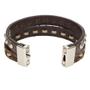 Imagem de Pulseira Fabricada em Couro Bordado com Rebites - Pyramid Country 16968