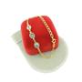 Imagem de Pulseira Feminina 17/22Cm Olho Grego 6Mm Folheado Ouro Pl271