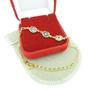 Imagem de Pulseira Feminina 17/22Cm Olho Grego 6Mm Folheado Ouro Pl271