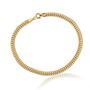 Imagem de Pulseira Feminina Grumet Lacraia de Ouro 18k 4mm