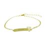 Imagem de Pulseira Feminina Nome Anna Banhada Ouro 18k - 1080143