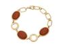 Imagem de Pulseira Feminino Folheado Ouro 18K Com Pedra Sol