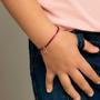 Imagem de Pulseira fio de seda com borboleta ROSA 552026 Rommanel