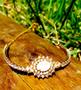 Imagem de Pulseira Folheada a Ouro 18k Modelo Regulagem com Zirconia