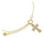 Imagem de Pulseira Folheada Com Pingente Em Cruz Strass