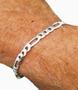 Imagem de Pulseira Groumet 3x1 Masculina 21cm 11.7 grama em Prata 925