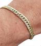 Imagem de Pulseira Groumet Elo Duplo com Fecho Gaveta Masculina 18cm 6.8 grama em Ouro 18k