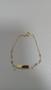 Imagem de Pulseira Infantil Chapinha Baby Com Zirconias Em Ouro 18k