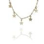 Imagem de Pulseira Infantil De Estrelinhas Folheado A Ouro 18k