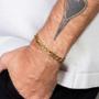 Imagem de Pulseira Key Design  Bruce Aço Dourado